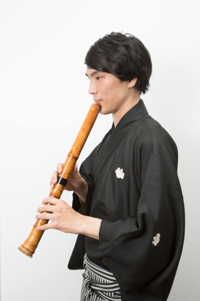 Kanaki Sada - joueur de Shakuhachi