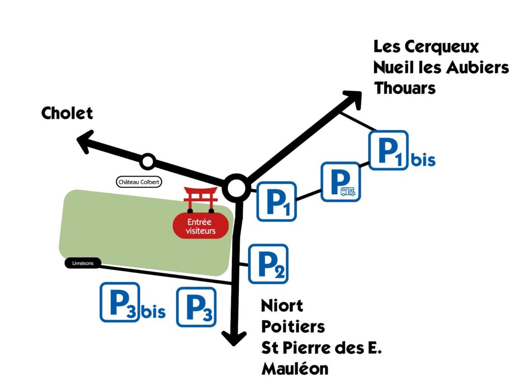 plan accès parking